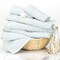 Lavish Home   Chevron 100% Cotton 6 Piece Towel Set - Seafoam